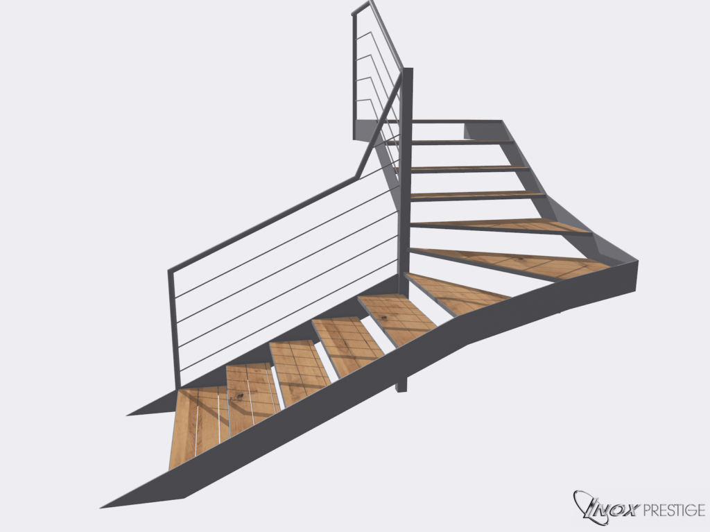 Escalier quart-tournant