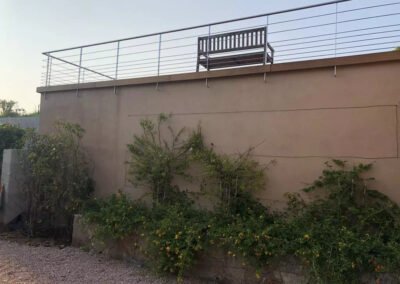 Garde-corps à l'anglaise