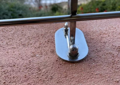 Garde-corps sur murette