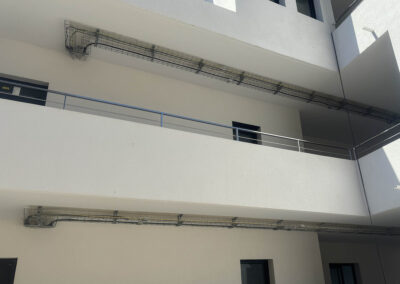 Garde-corps Evasion - pour balcon posé sur muret, 1 lisses