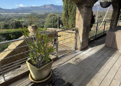 Garde-corps Evasion 7 lisses - avec portillon à la française